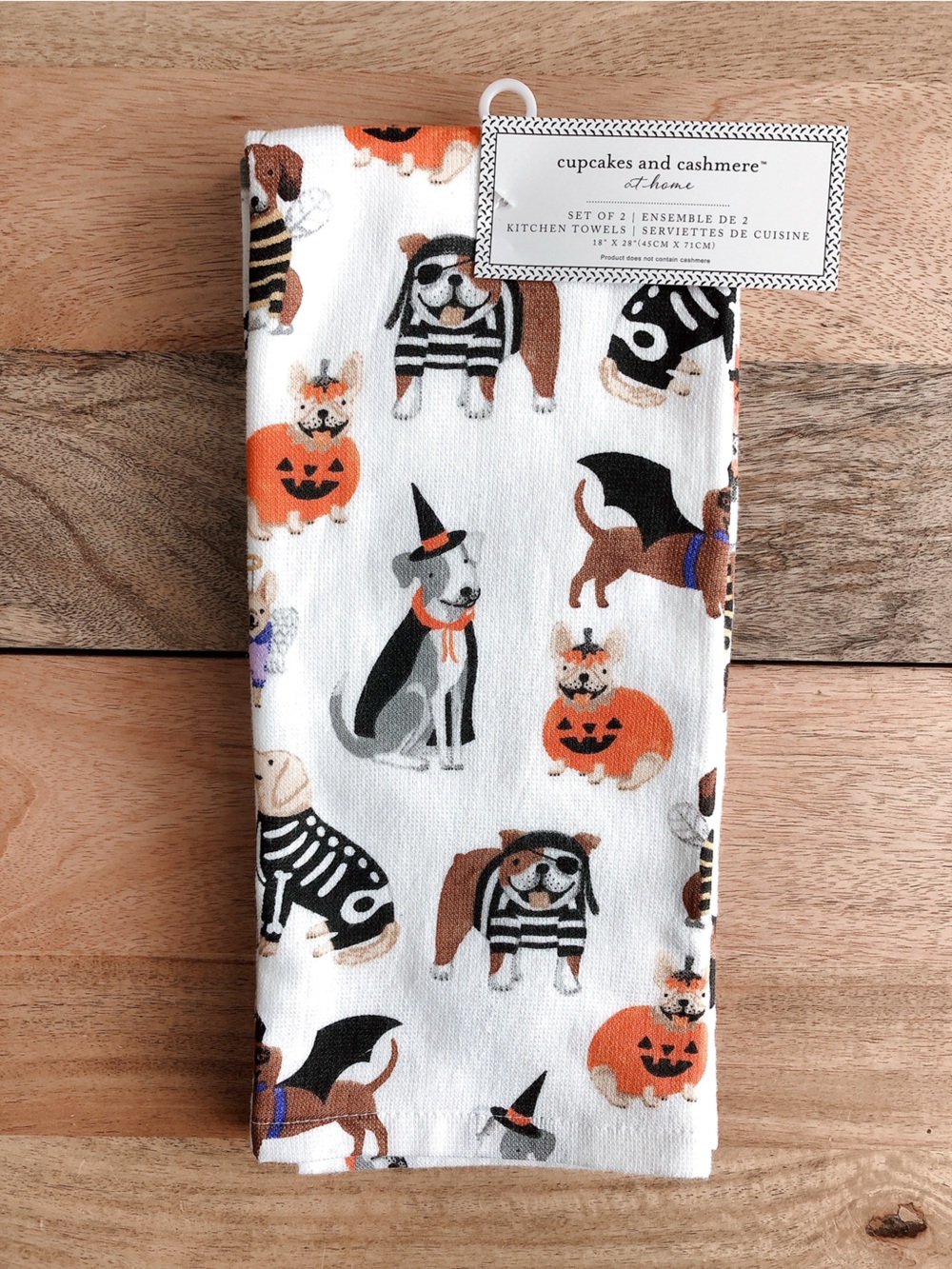 🎃 Halloween Dog Print Kitchen Towels puppy the towels